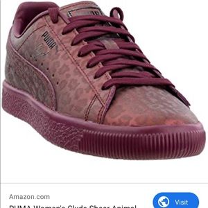 puma suede leopard print